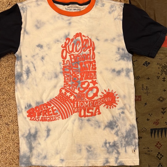 4 Lucky Brand shirts, size M or 10/12.  Super nice!! - Picture 2 of 10